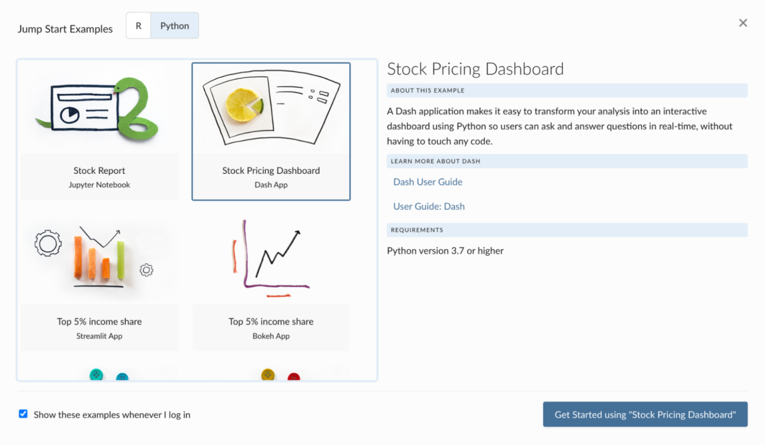 Posit Connect Jumpstart Examples
