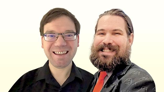 Kyle Austin & Martin Brown headshots
