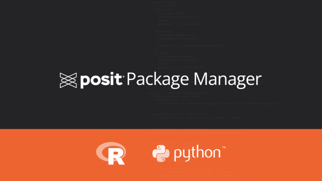 Posit Package Manager webinar