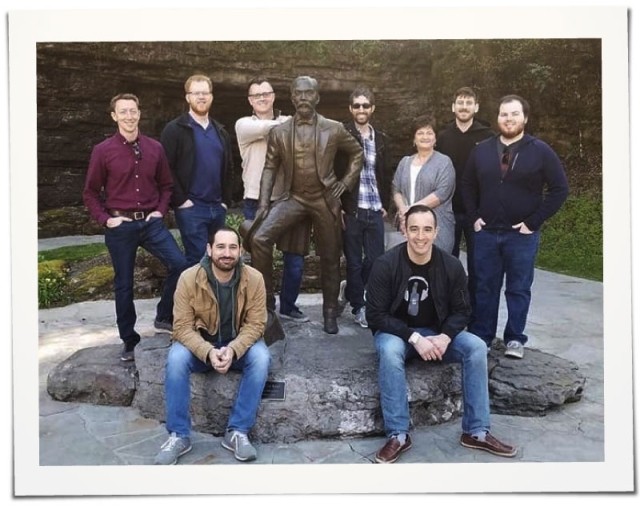 The Brown-Forman staff