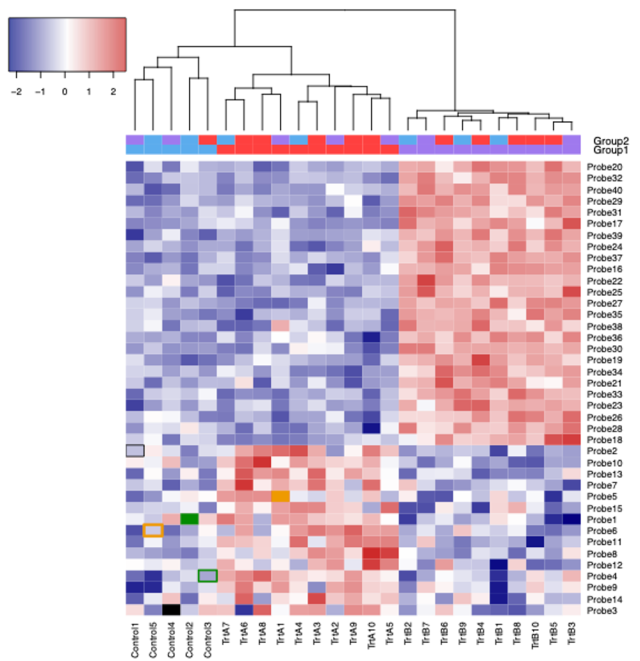 A heatmap.
