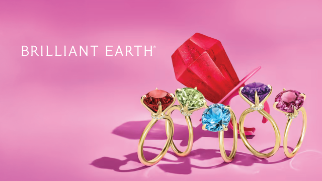 brilliant earth with colorful rings