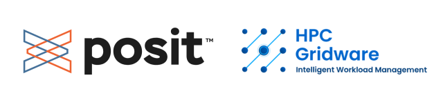 Posit and HPC Gridware logos