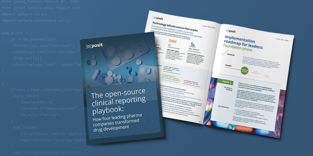 clinical reporting playbook with open page of book