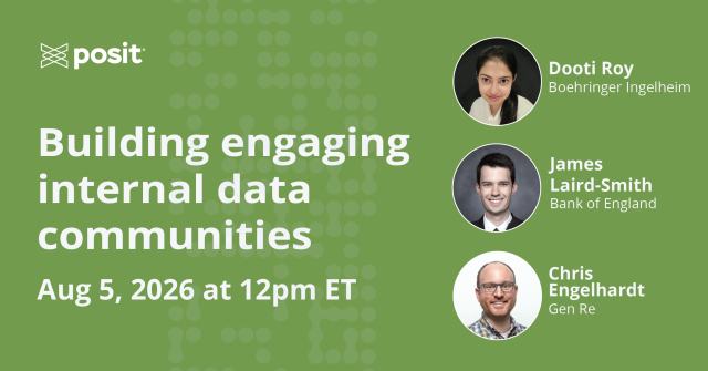 Building engaging internal data communities