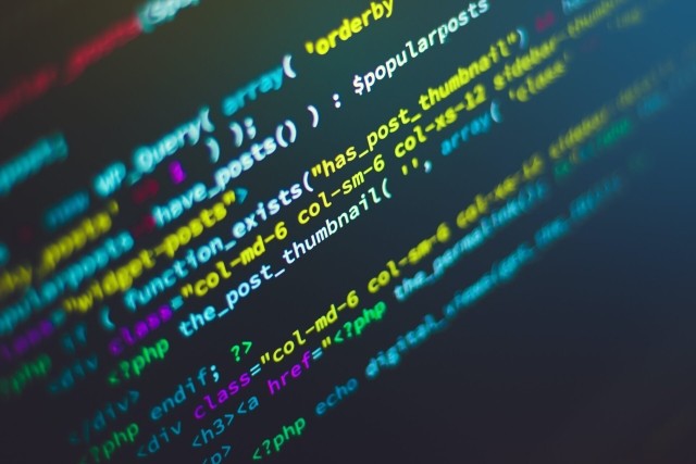 Screenshot of XML code