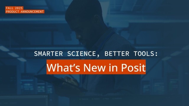 Posit Fall Product Announcement